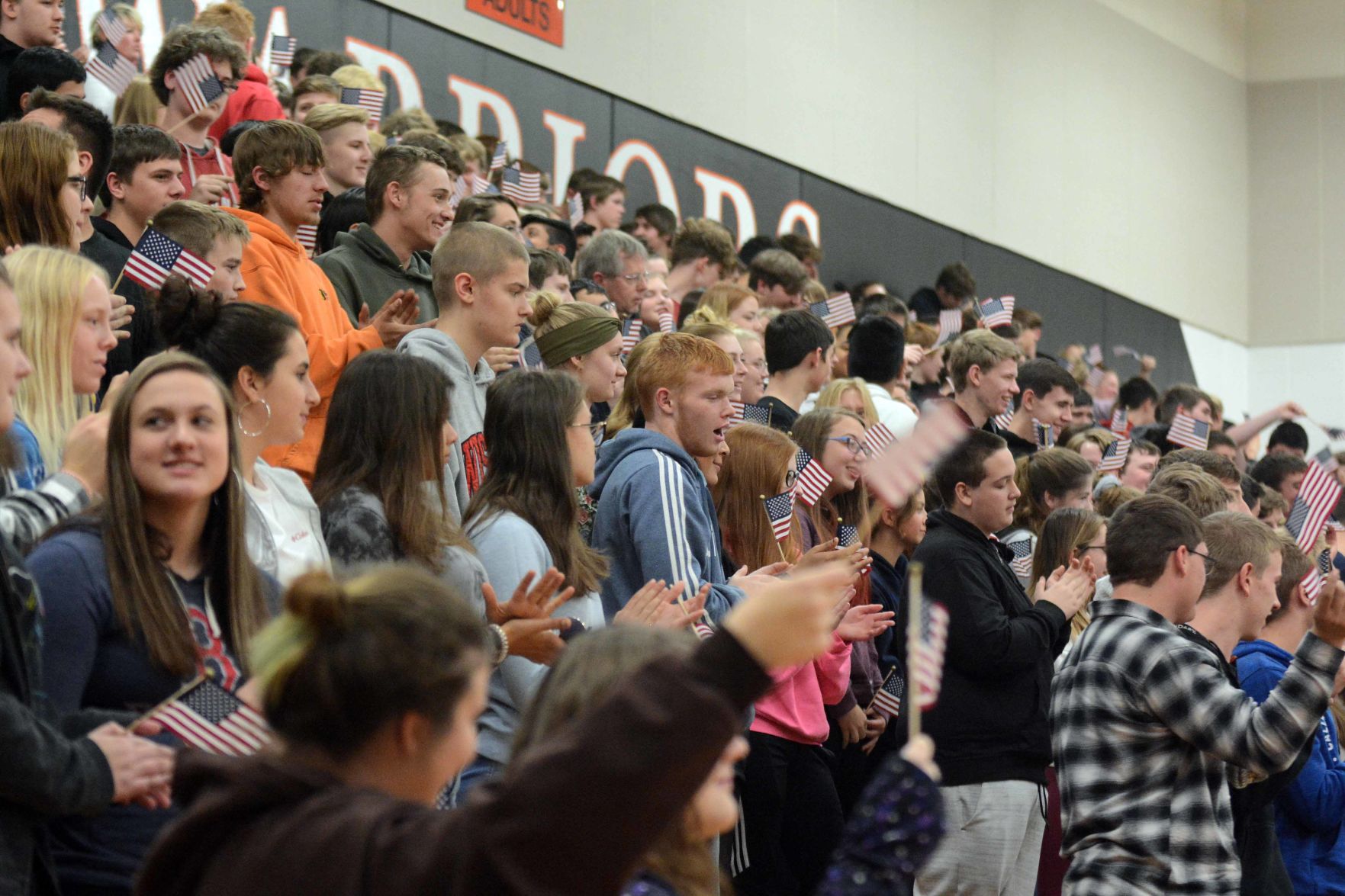 Portage High School Veterans Day ceremony 2019